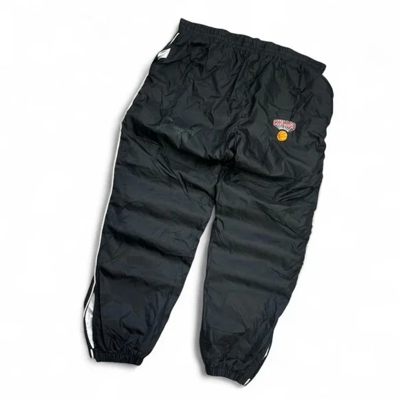Vintage 90s Black Chicago Bulls Insulated Track Pants - Picture 2 of 5